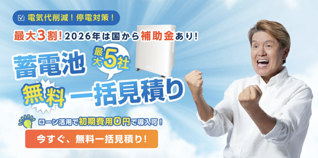 3位：タイナビ蓄電池