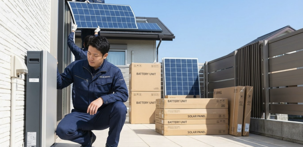 太陽光と蓄電池のセット価格と初期費用の内訳