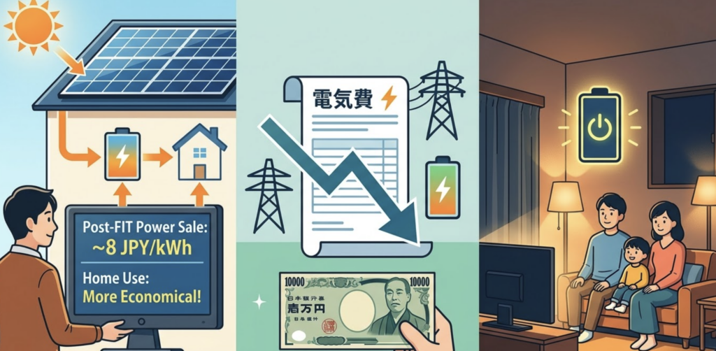 なぜ今?太陽光に蓄電池を後付けすべき3つの理由
