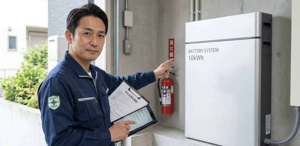 10kWh以上の蓄電池を設置する際の注意点と消防法