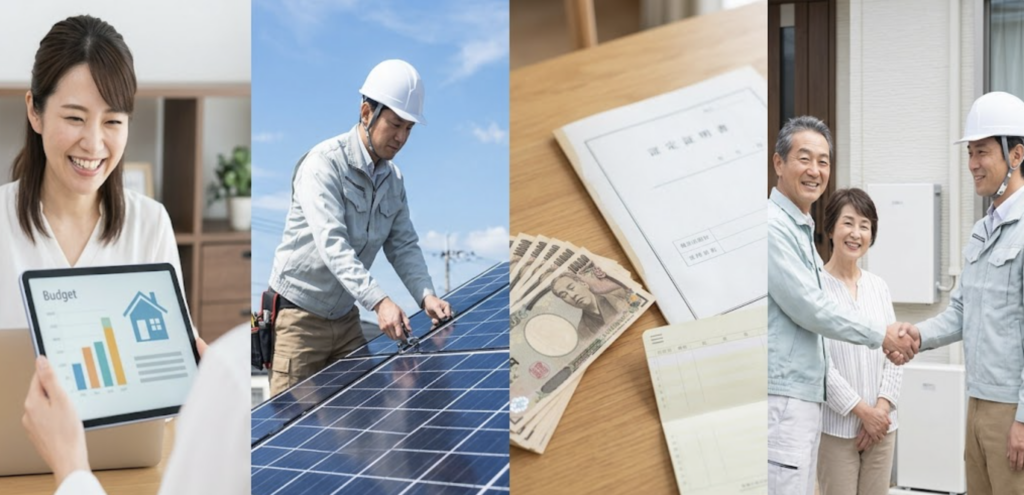 エコあっぷ導入の流れ｜相談から補助金入金まで