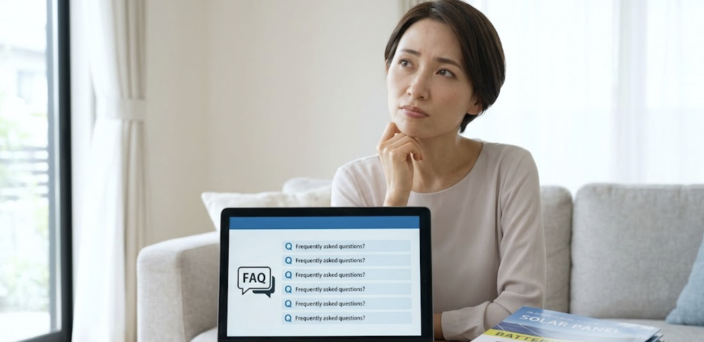 2026令和8年・立川市の太陽光と蓄電池補助金のFAQ