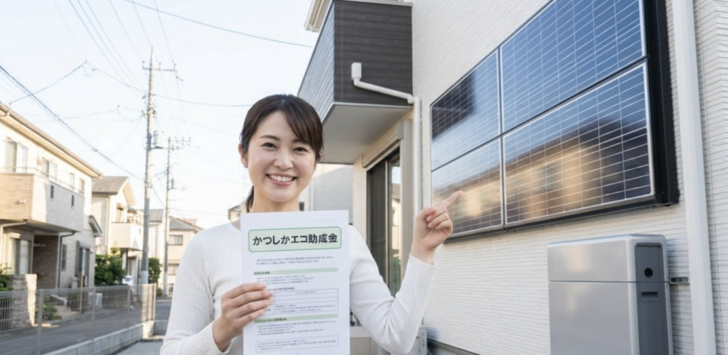 【2026年/令和8年最新】葛飾区の蓄電池・太陽光の補助金はいくら？